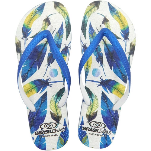 Brasileras Printed 18 Plume Couleur Bleu – Image 2