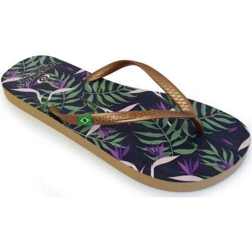 Brasileras Printed Tropicolo Couleur Doré