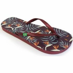 Brasileras Printed Tropicolo Couleur Rouge
