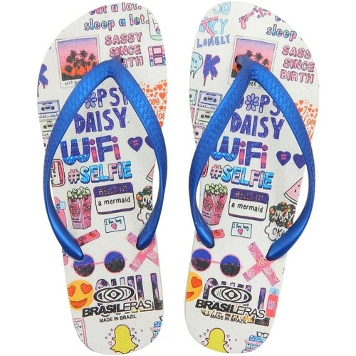 Brasileras Printed Socialflop Couleur Bleu – Image 2