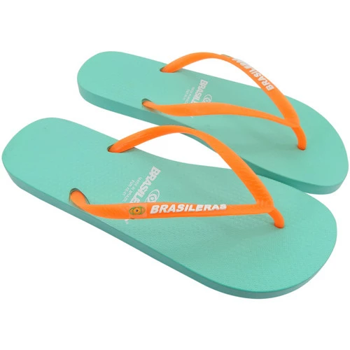 Brasileras Classic Combi Neon W Couleur Water Green/Orange – Image 2