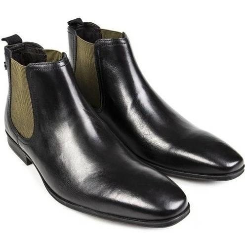 Base London Bottes de tisserand Couleur Noir – Image 2