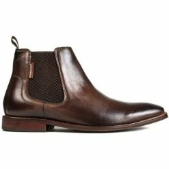 Base London Bottines Sikes Couleur Marron