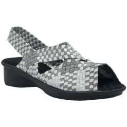 Bernie Mev Brighten Yael Pewter Silver Metallic