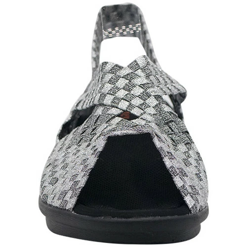 Bernie Mev Brighten Yael Pewter Silver Metallic – Image 3