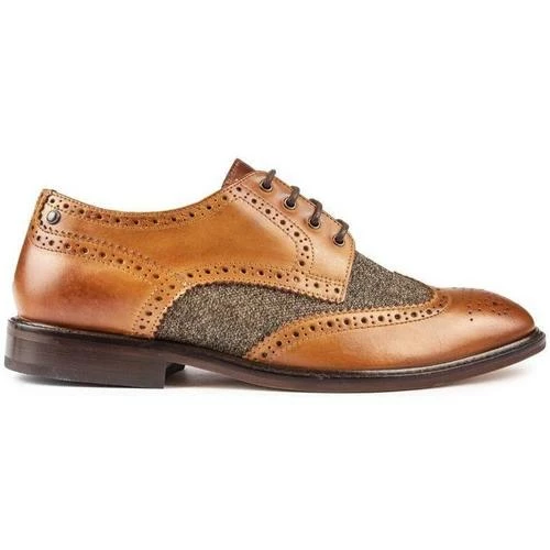 Base London Chaussures Chaplin en sergé mélangé Couleur Marron